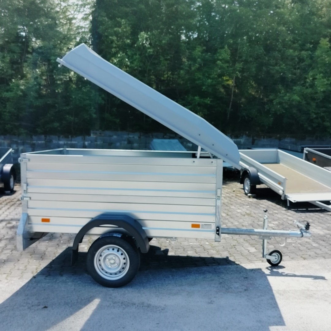 Přívěsný vozík -nástavba +uzamykatelné víko 2,06mx1,11mx1,0m - 5