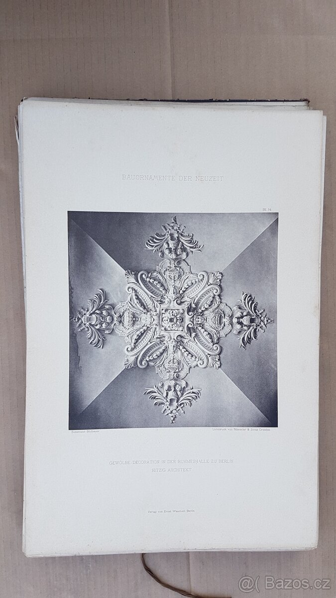 Starou obrazovou sbírku stavebních ornamentů - 5