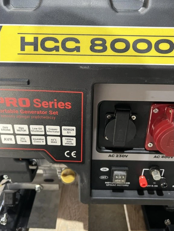 Hahn & Sohn Benzínová elektrocentrála HGG 8000 X3 - 5