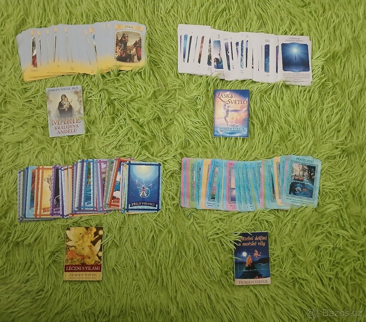 Doreen Virtue - tarotové karty, 7ks, vcelku aj po častiach - 5