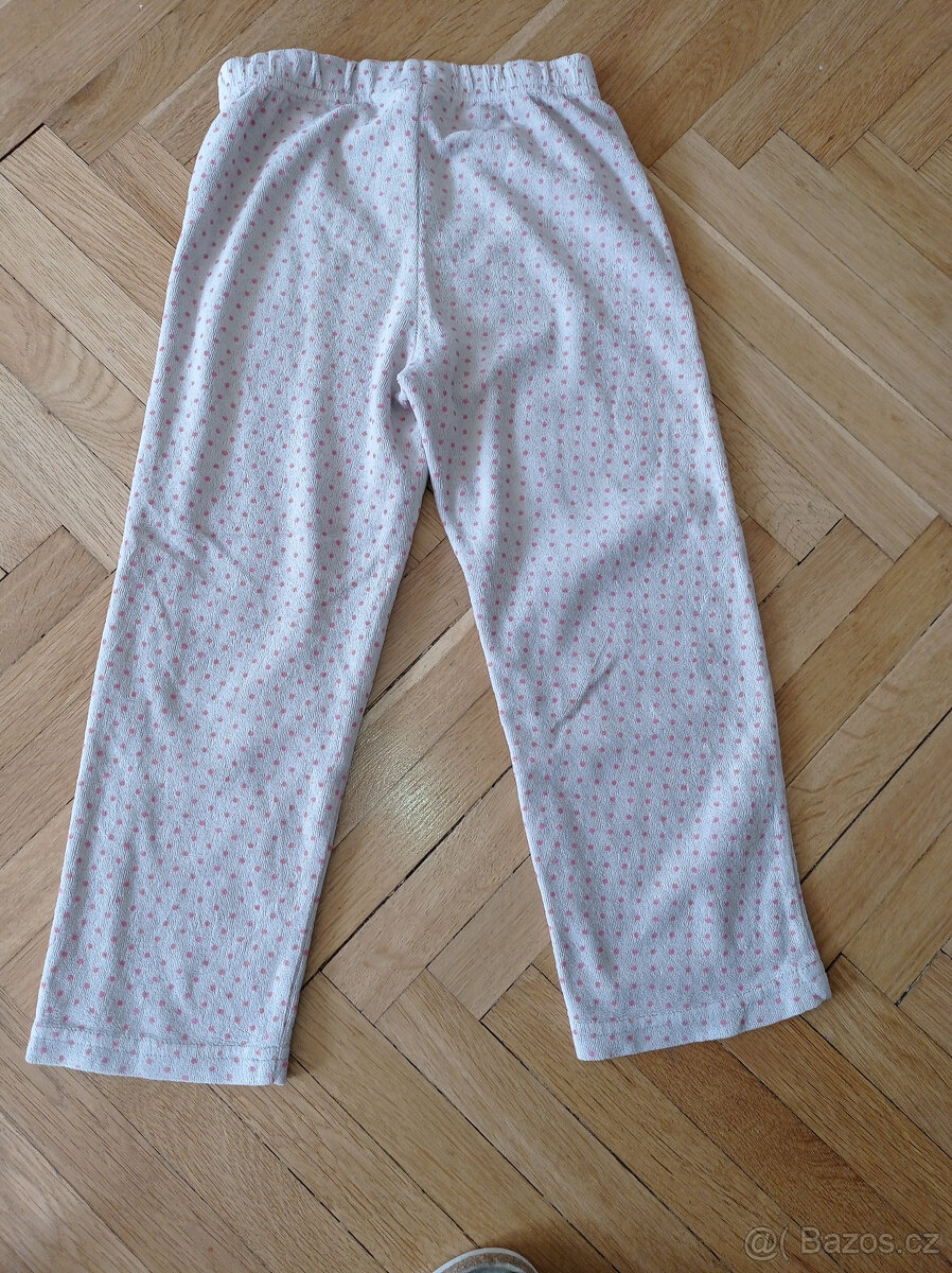 sametové tepláky 104/110 - 5