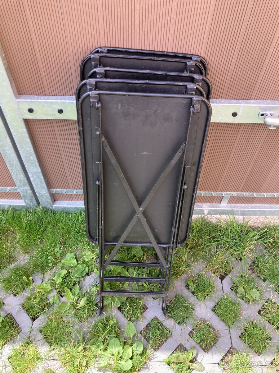 5x Skládací kovový stůl Bistro - Fermob - 37x57 cm - 5