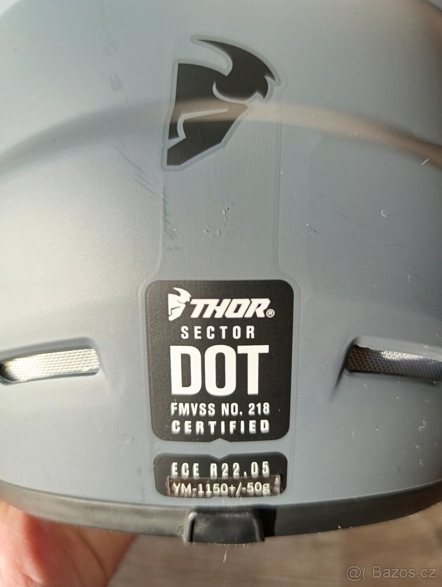 Nová dětská MX přilba Thor, vel.M - 5