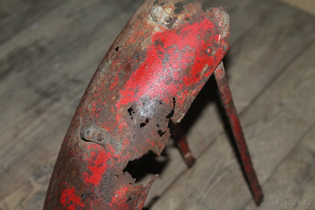 JAWA SPECIAL VILLIERS vzpěra předního blatníku držáky spz - 5