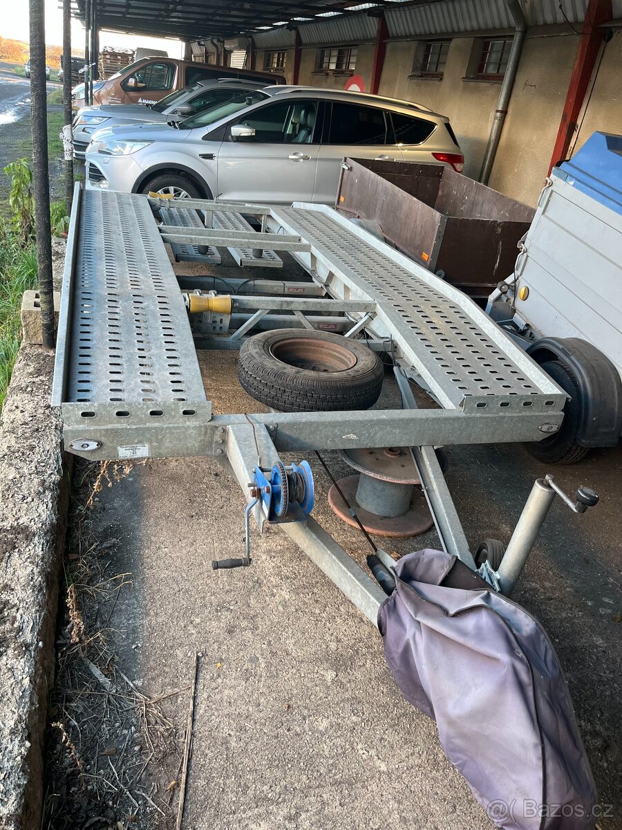 Niewadow 2700kg 455cm, přívěs, podval, autopřepravník - 5