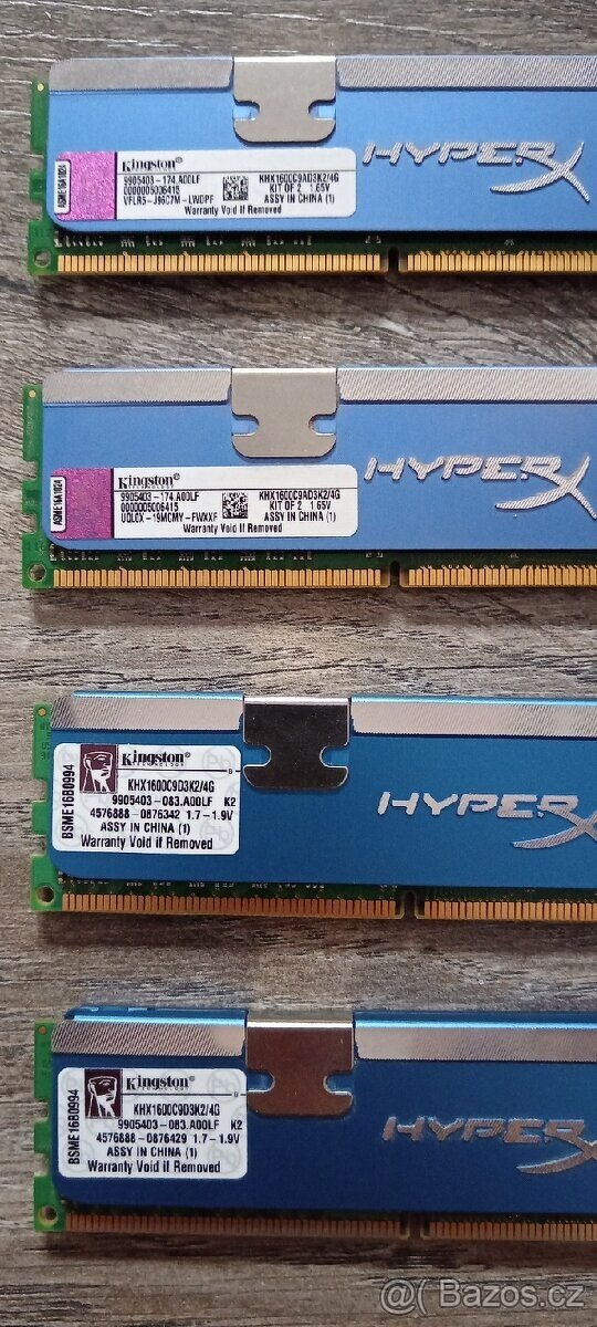Kingston HyperX DDR3 1600Mhz 12ks DDR3 - 5