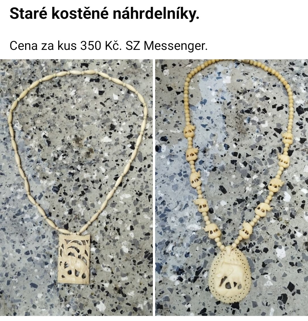 Staré šperky a doplňky viz fota. Ceny viz fota. - 5