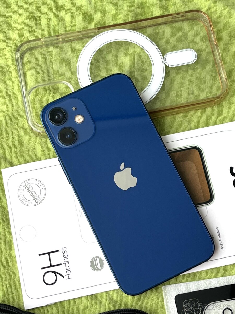 🍏 Apple Iphone 12 Mini 64GB BLUE 🍎 100% baterie 🔋 - 5
