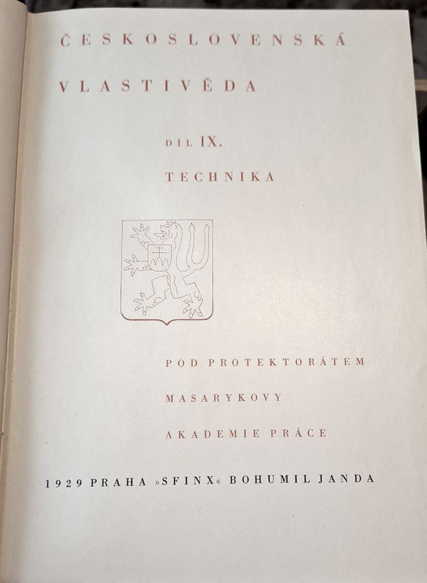 Československá vlastivěda II. - X. - 5