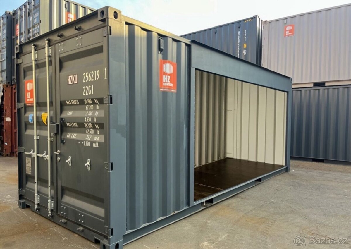 Lodní kontejner 20 - předělaný na sklad - 5