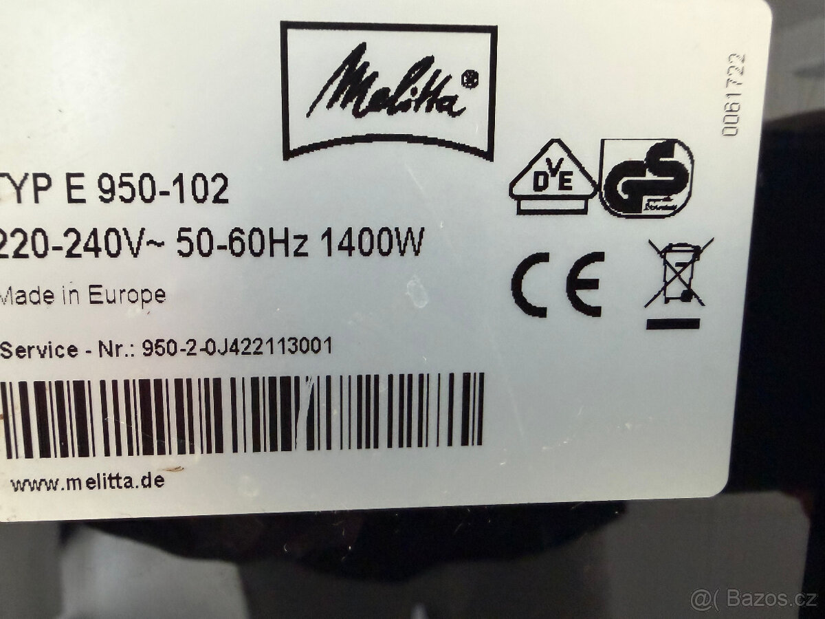 Automatický kávovar Melitta Solo + napěňovač mléka Cremio - 5