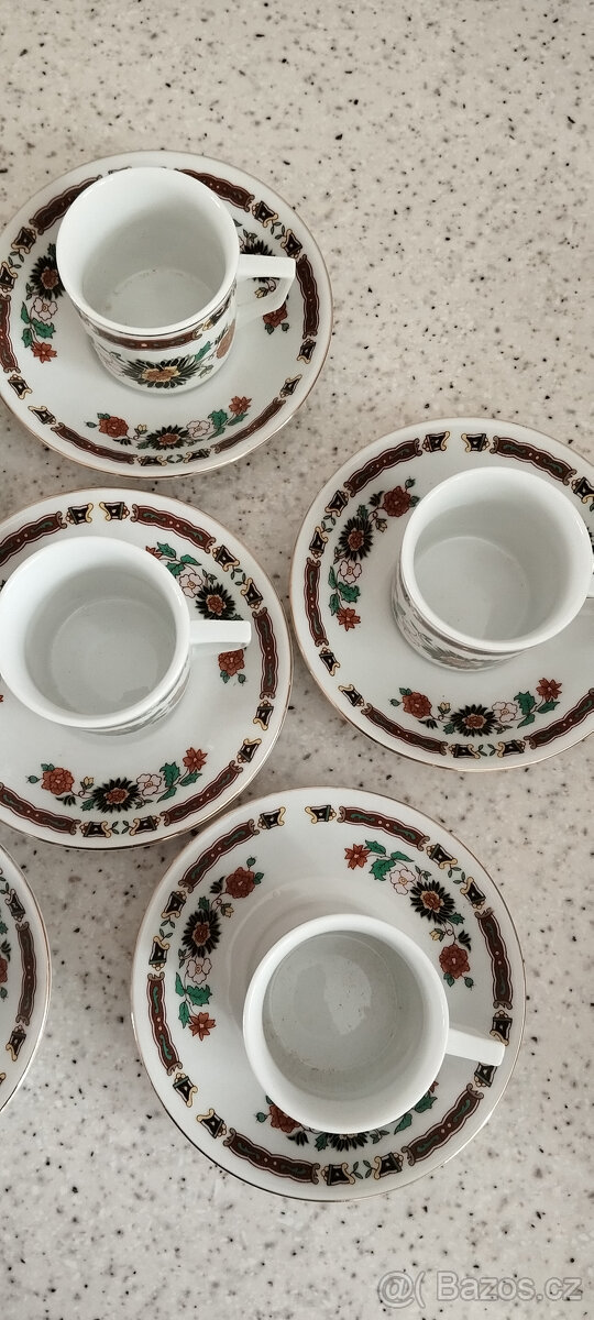 PORCELÁNOVÝ SERVIS s květinami - MADE IN CHINA - 5