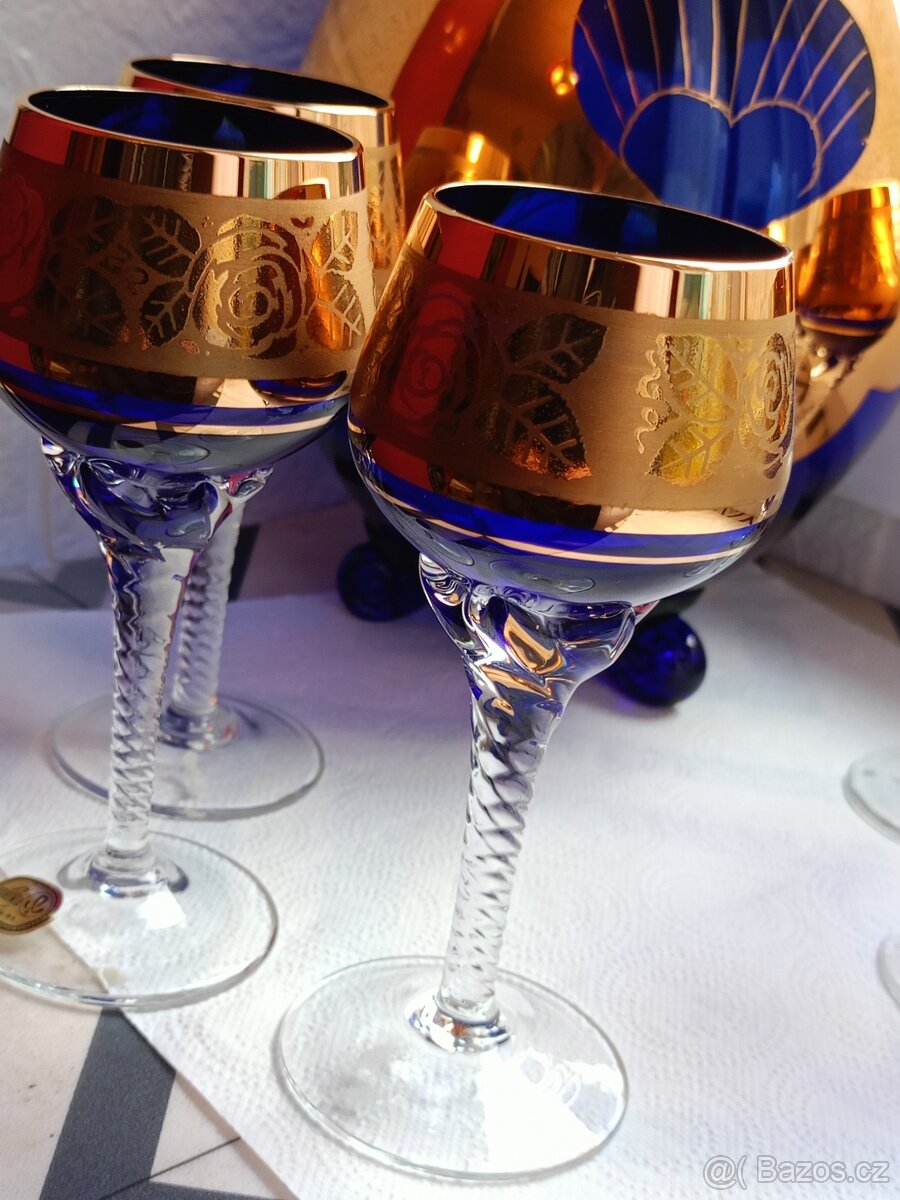 Krásný zlacený servis SLÉVÁ - 5