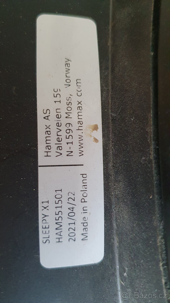 Cyklosedačka Hamax SLEEPY X1 - 5