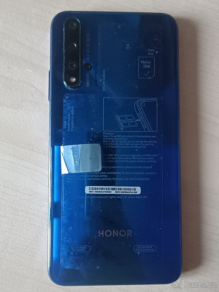 Prodám Honor 20 Lite modrý - 5
