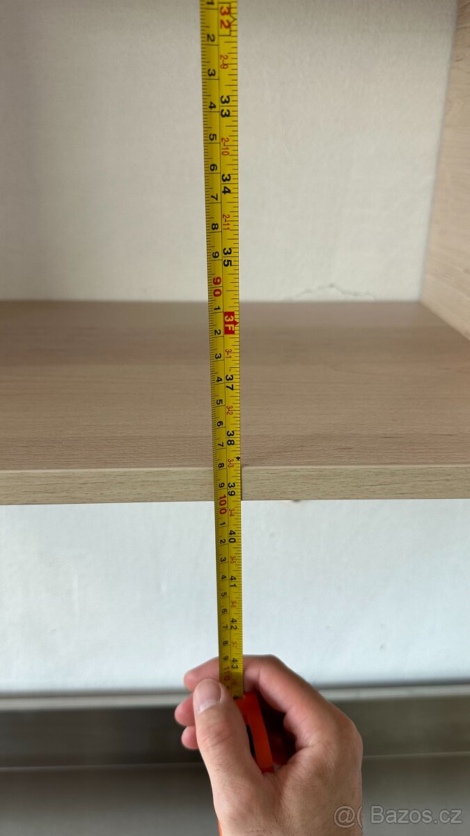 2x Dřevěná police 100x70x30 - 5