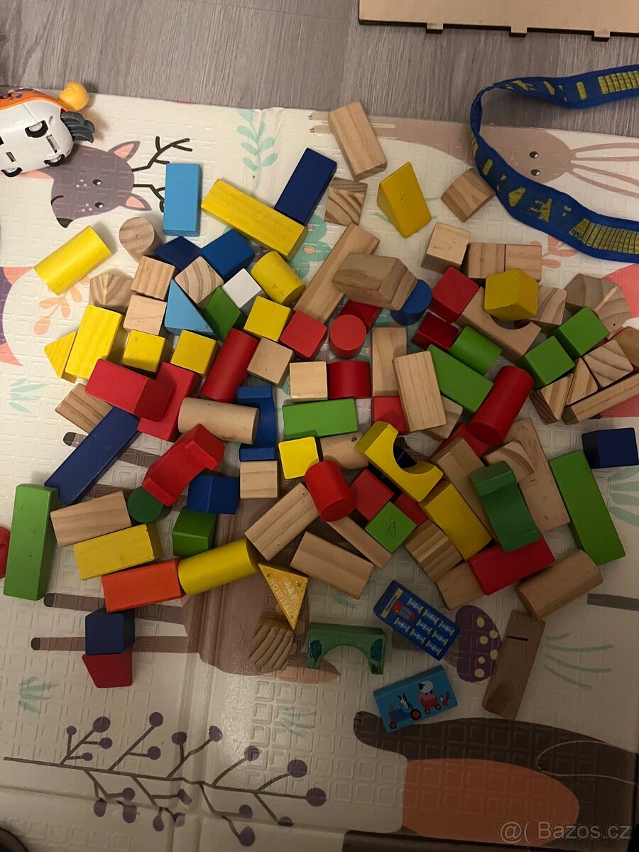 Mix dřevěné kostky - 5