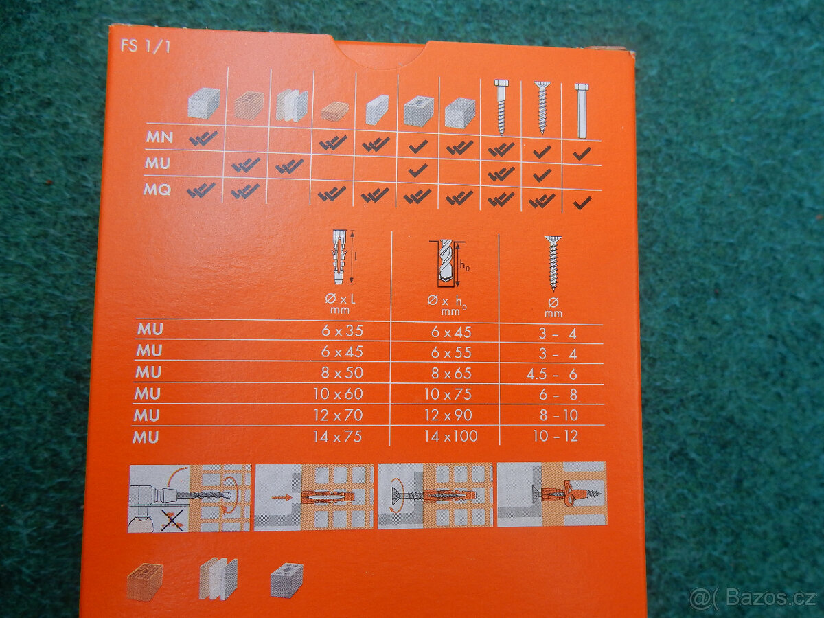 Mungo hmoždinky Mu nylon 10x60 - 5