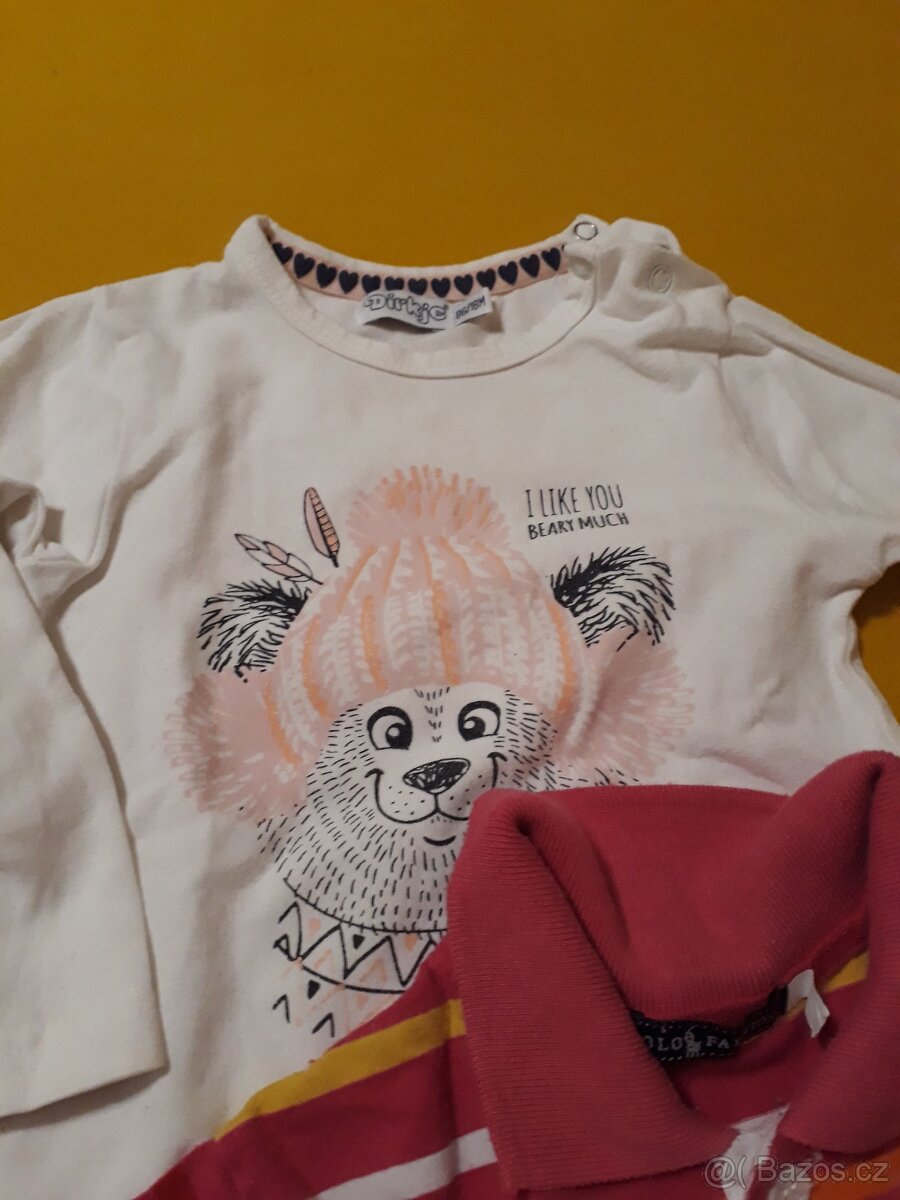 Dívčí oblečení 8ks vel. 86/92 - 5