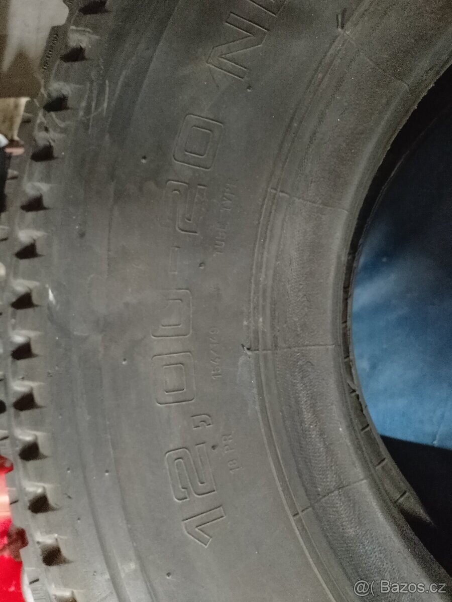 Pneu tatra,liaz,vlek,vlečka 12,00-20 Barum,Protektor - 5