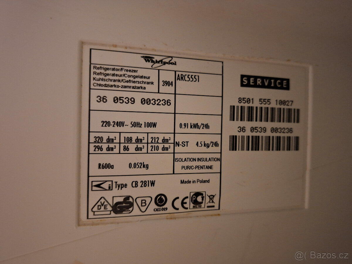 Lednička Whirlpool - 5