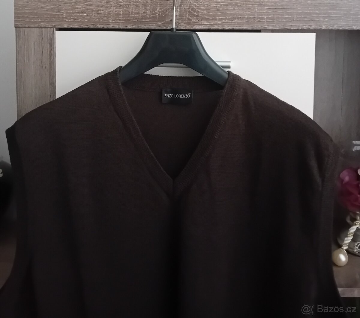 Enzo Lorenzo pánská úpletová vesta vel. L/XL vlna nová - 5