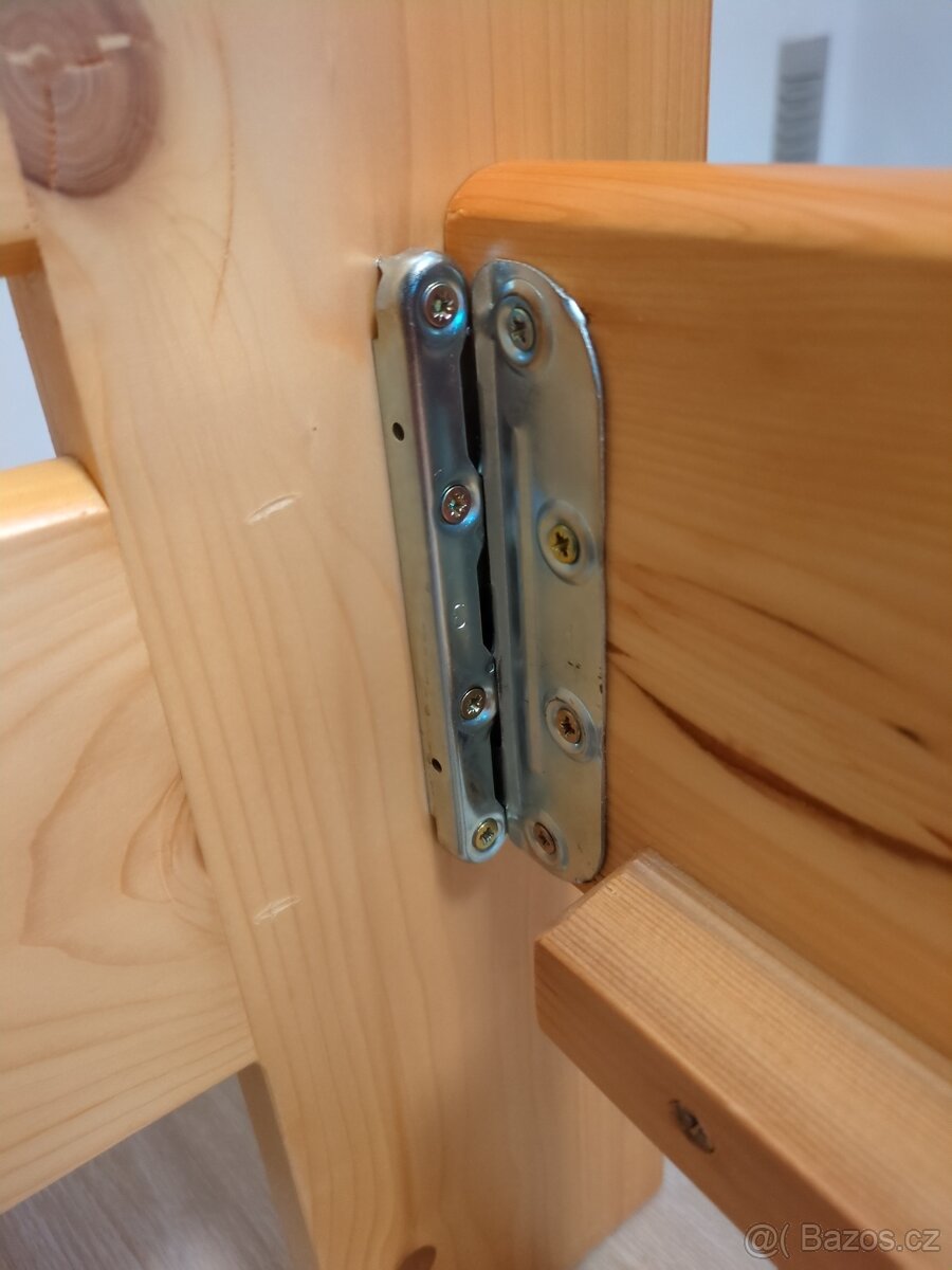 Postel z masivu 80 x 200 s matrací - 5