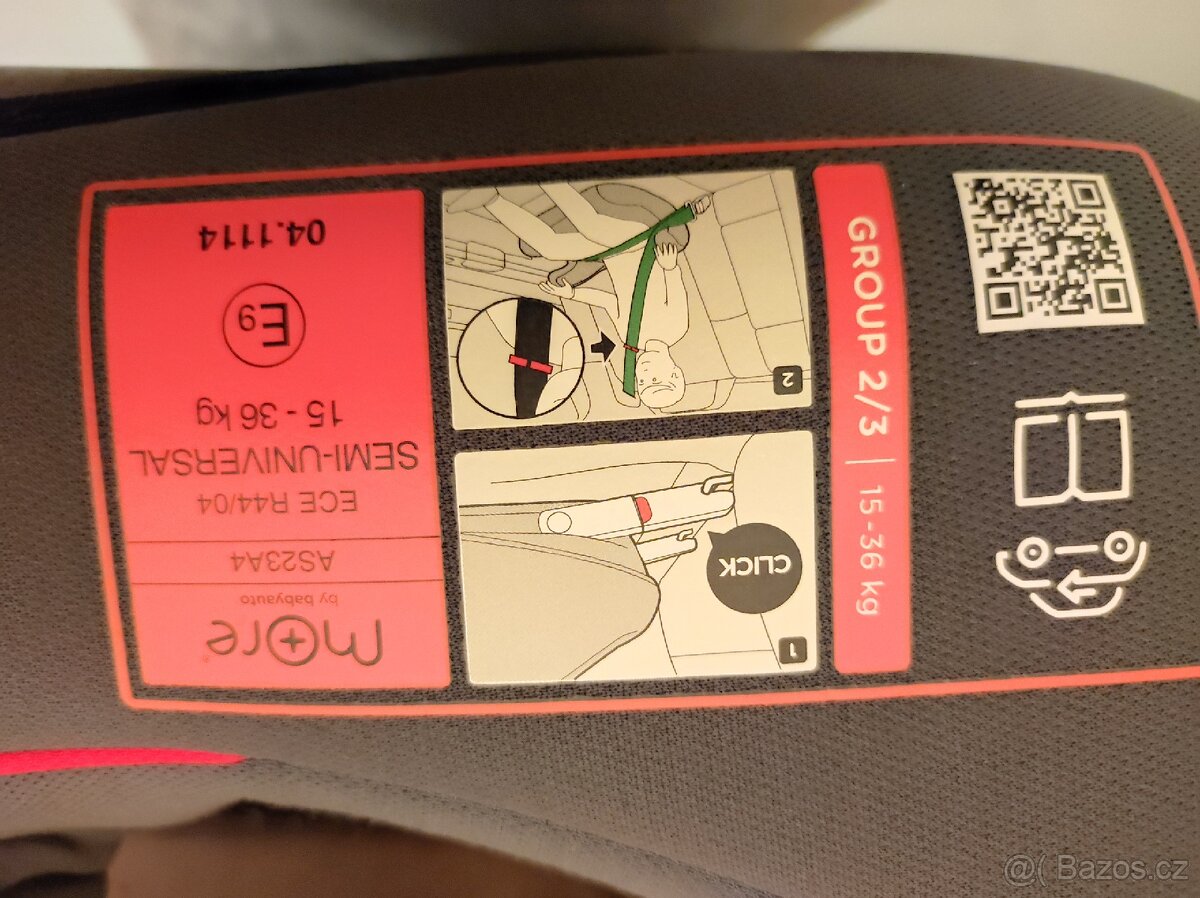 Prodám podsedák i Isofixem - 5