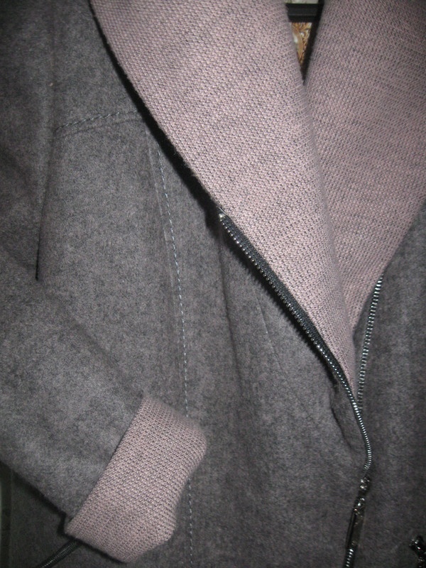 elegantní vlněný kabát šedolila XL/42 pošta zdarma - 5