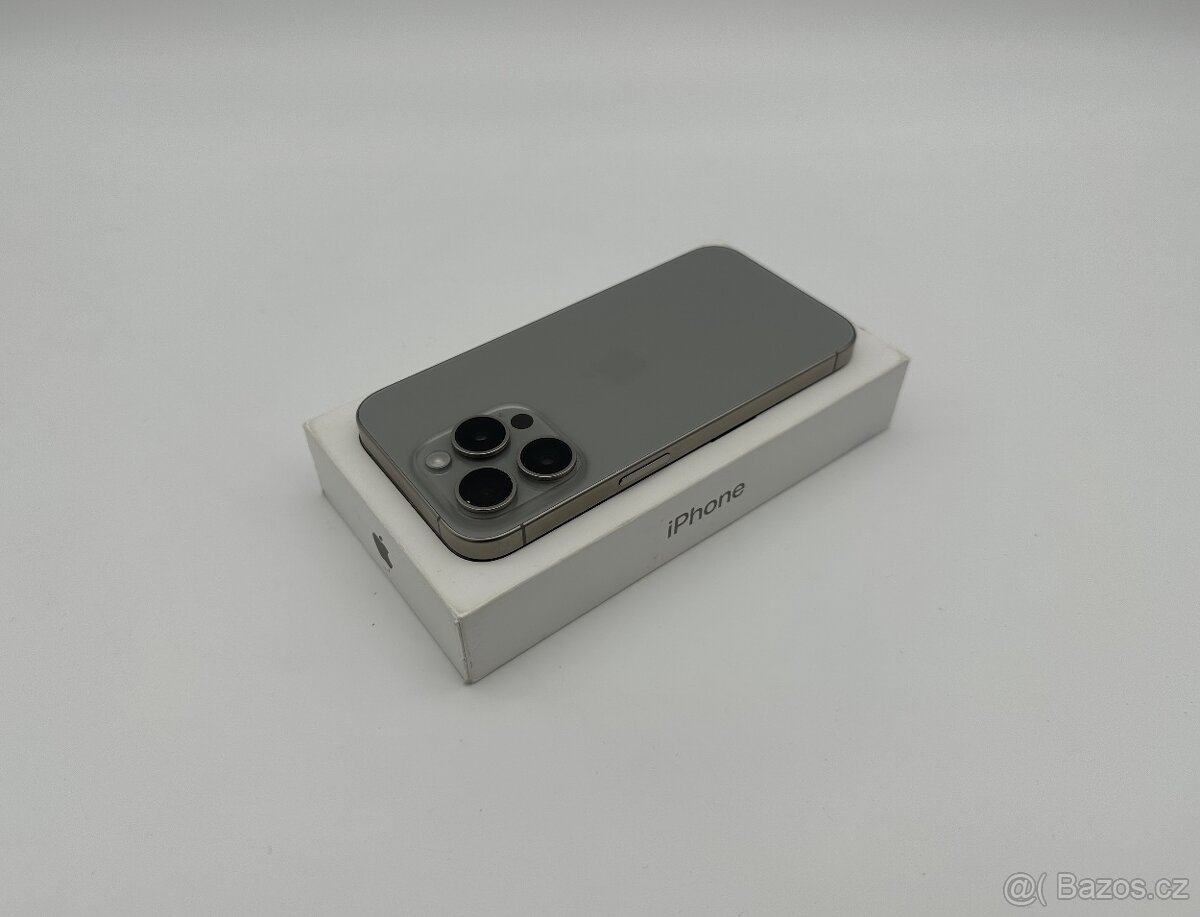 iPhone 15 Pro 128GB Natural Titanium + ZÁRUKA - 5