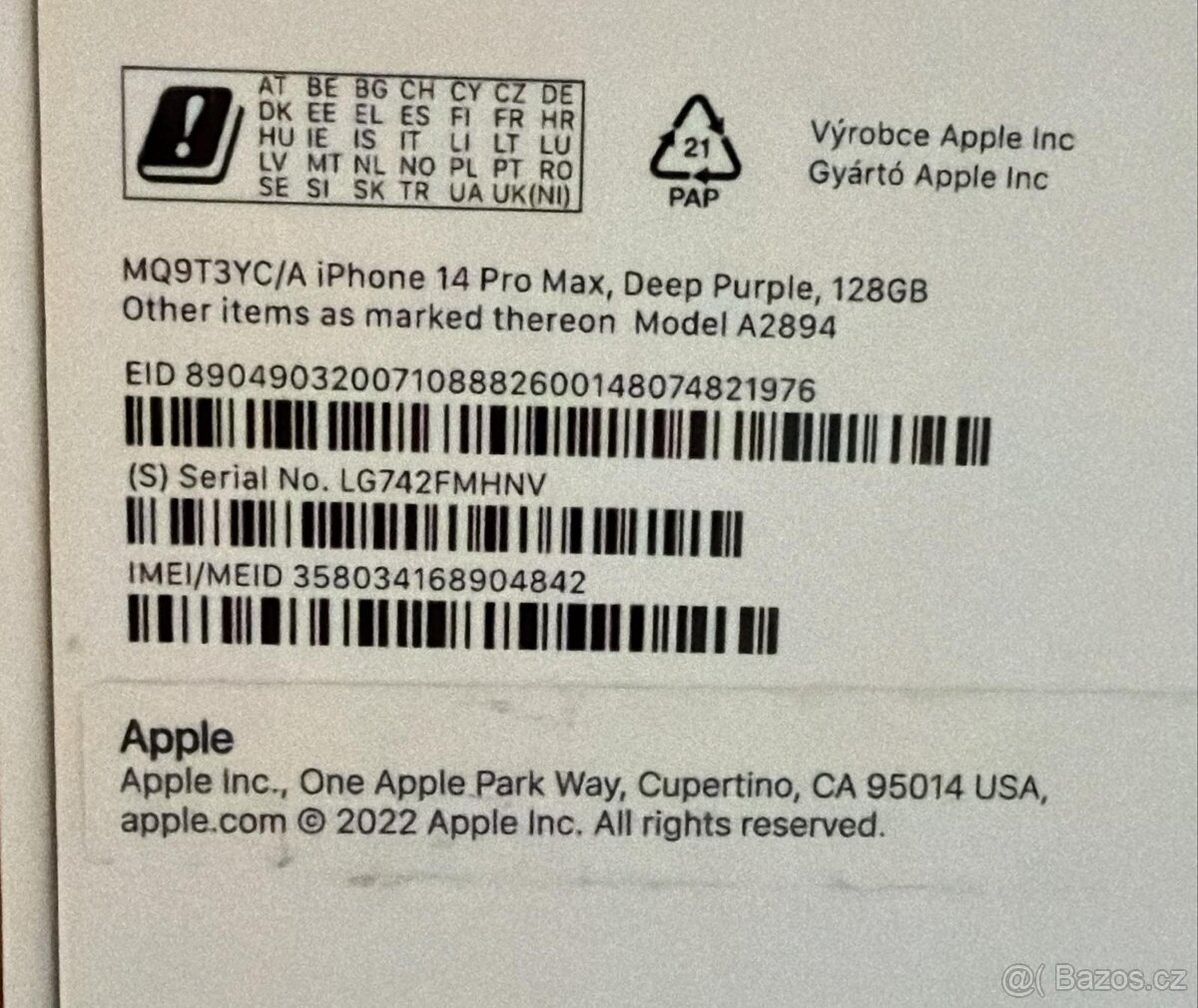 Prodám iPhone 15 Pro Max 128GB - 5