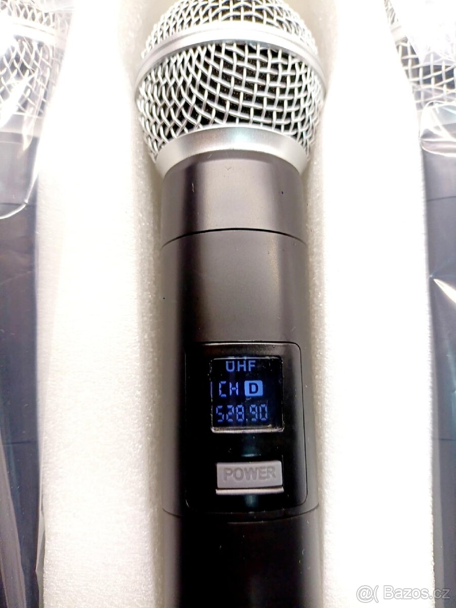 Sada 4 ks bezdrát mikrofon + přijímač - 5