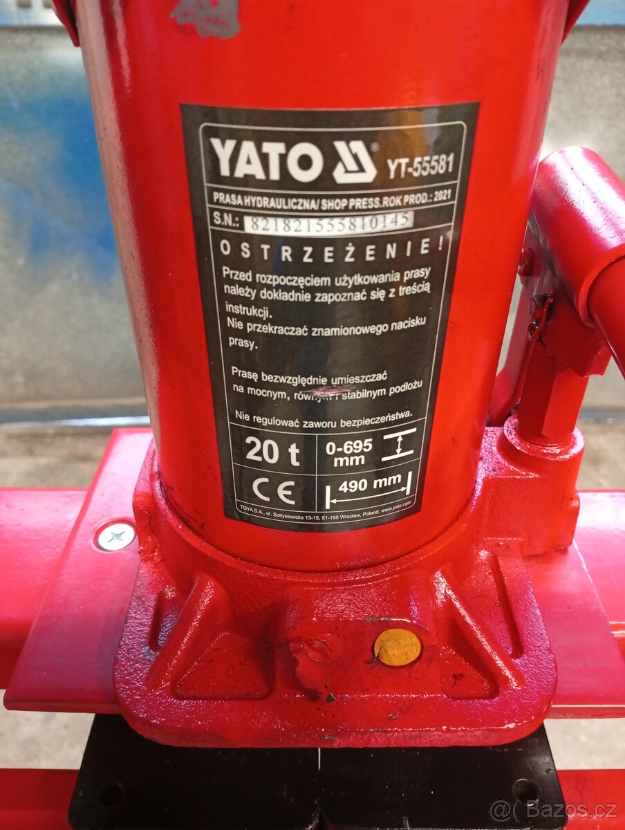 Hydraulický lis Yato 20T - 5