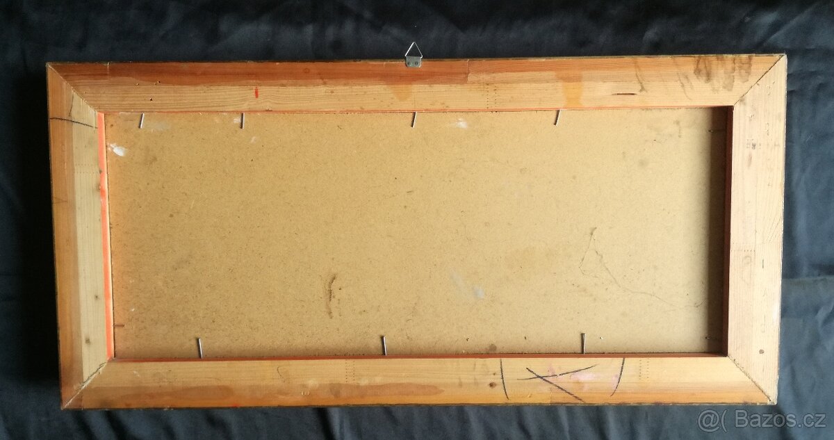 Maľovaný obraz, Pohľad na jazero, Hyrlik - 5