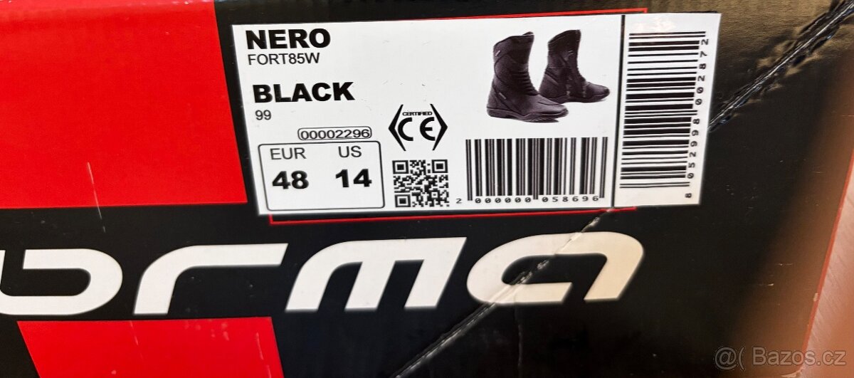 Motorkářské boty Forma Nero black - 5