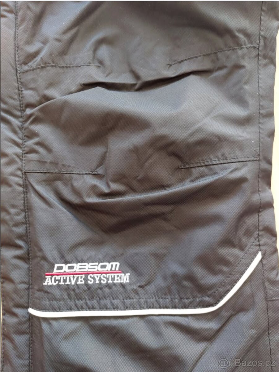 Nové zimní kalhoty, oteplovačky, vel. 150, celorozepínací - 5