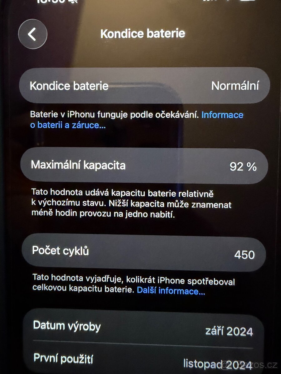 Apple iPhone 16 pro 256gb bílá - 5