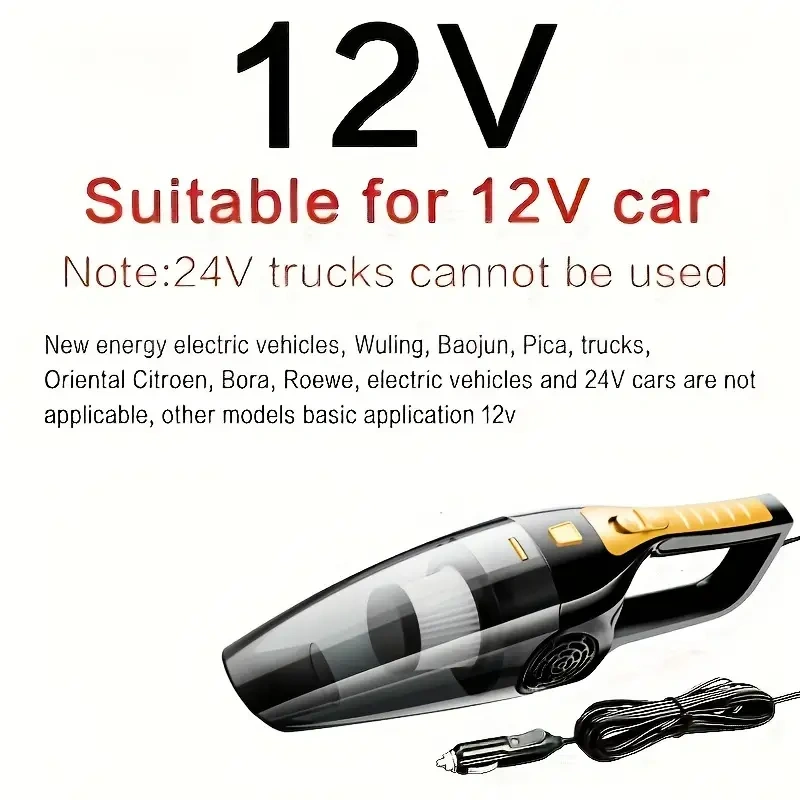 Ruční vysavač do auta - Nový, Nepoužitý, - 5