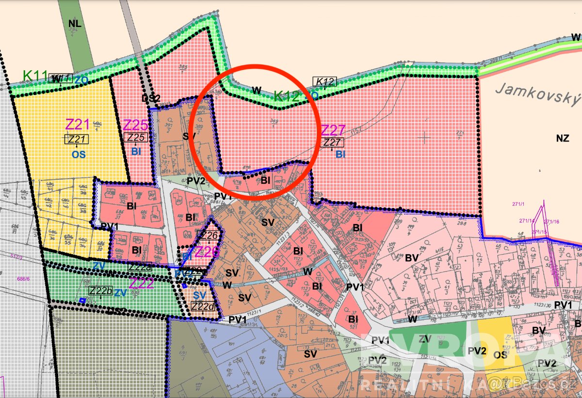 Prodej stavebního pozemku o velikosti 1307 m2 v obci Rokytno - 5