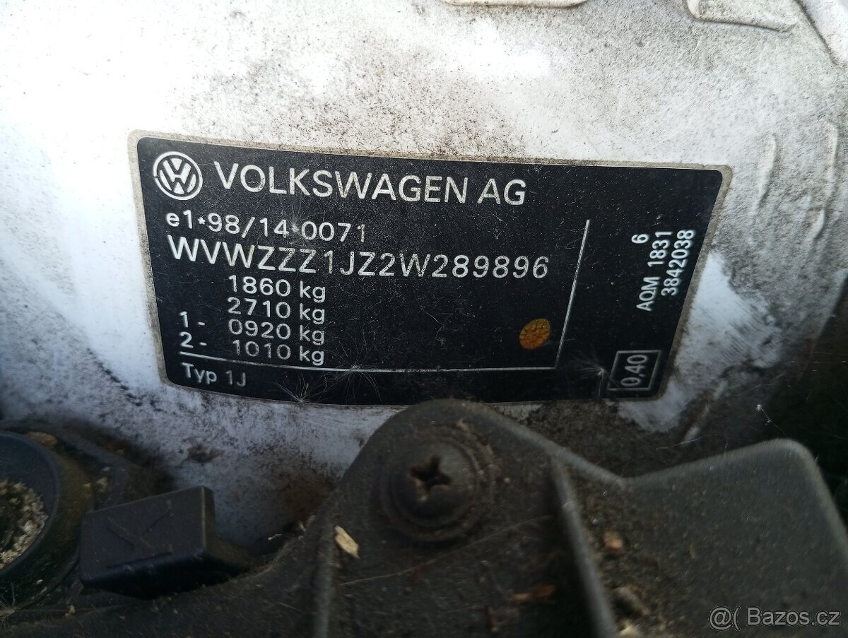 Volkswagen golf 4 kombi 1.9 SDI 2001 - 5