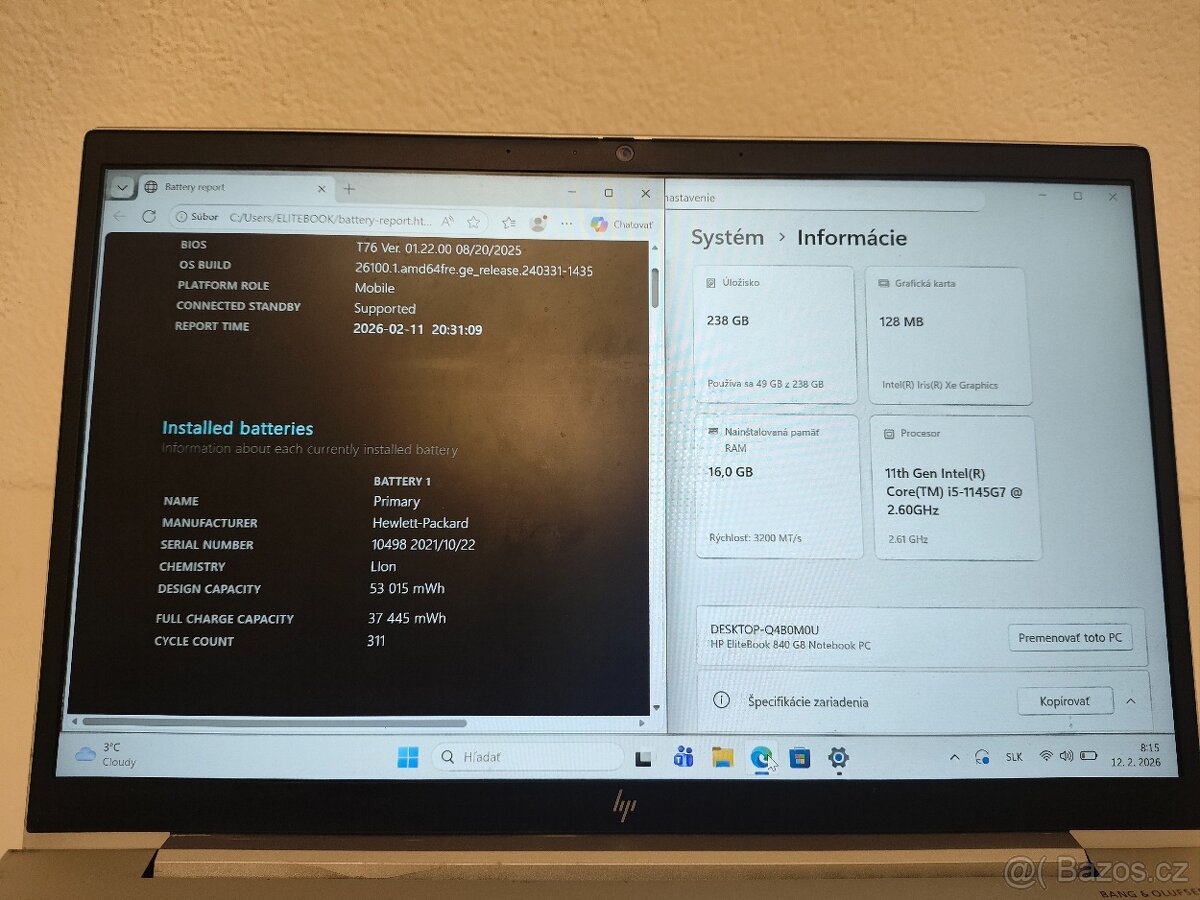 EliteBook 845 G7 | i5 • 16GB • 256GB SSD - 5