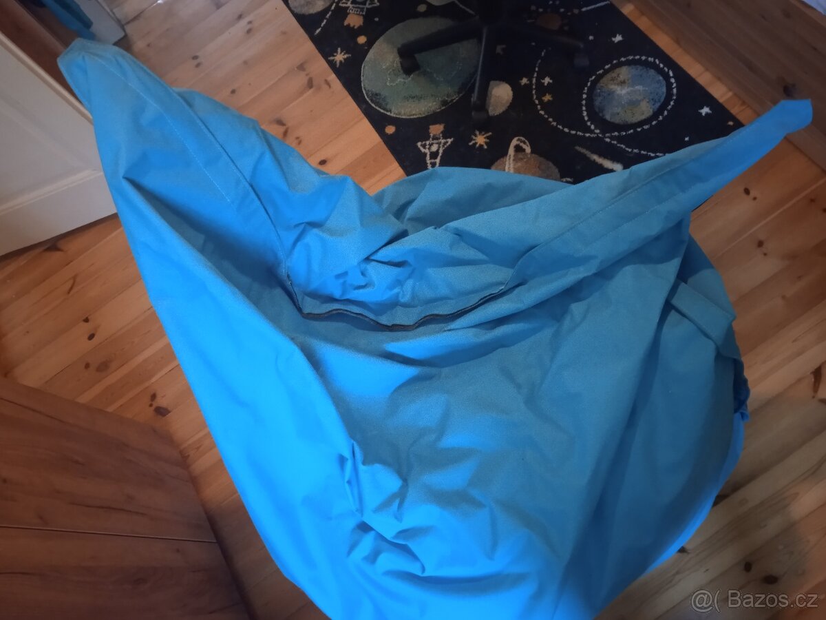 Sedací vak Standard 144×180 cm, zelený a modrý - 5