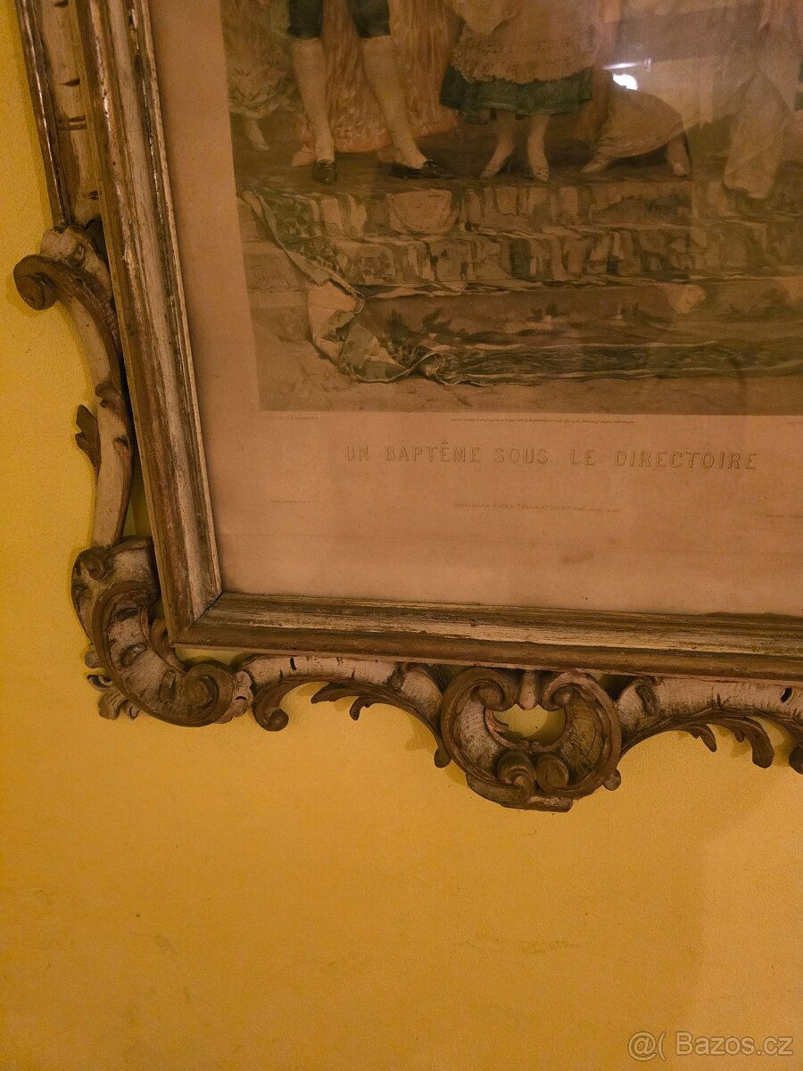 Obraz svatba Francouzského krále- Nádherný rám - 5