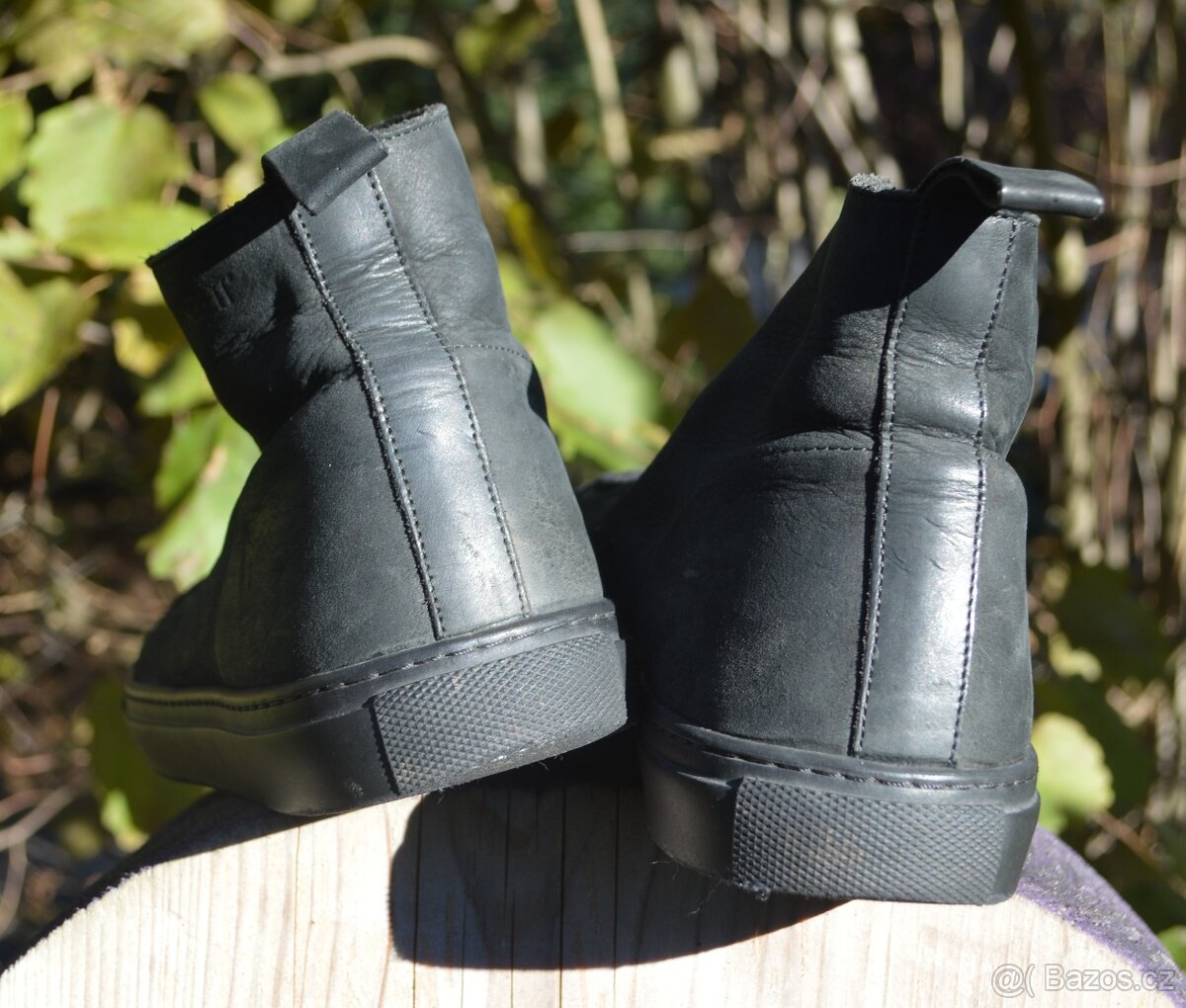 Kožené kotníkové tenisky značky Langbrett vel. 44 - 5