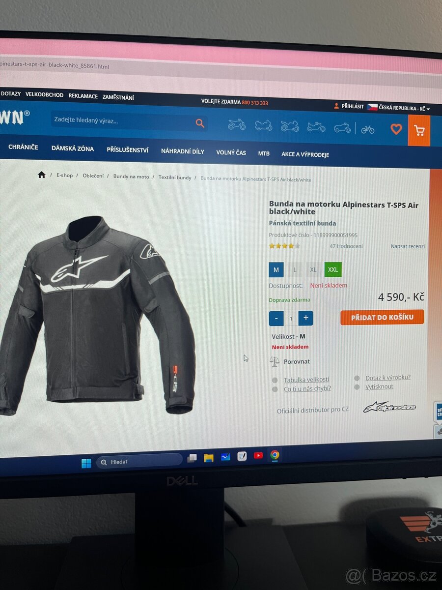 Alpinestars nepromokavá bunda L - 5