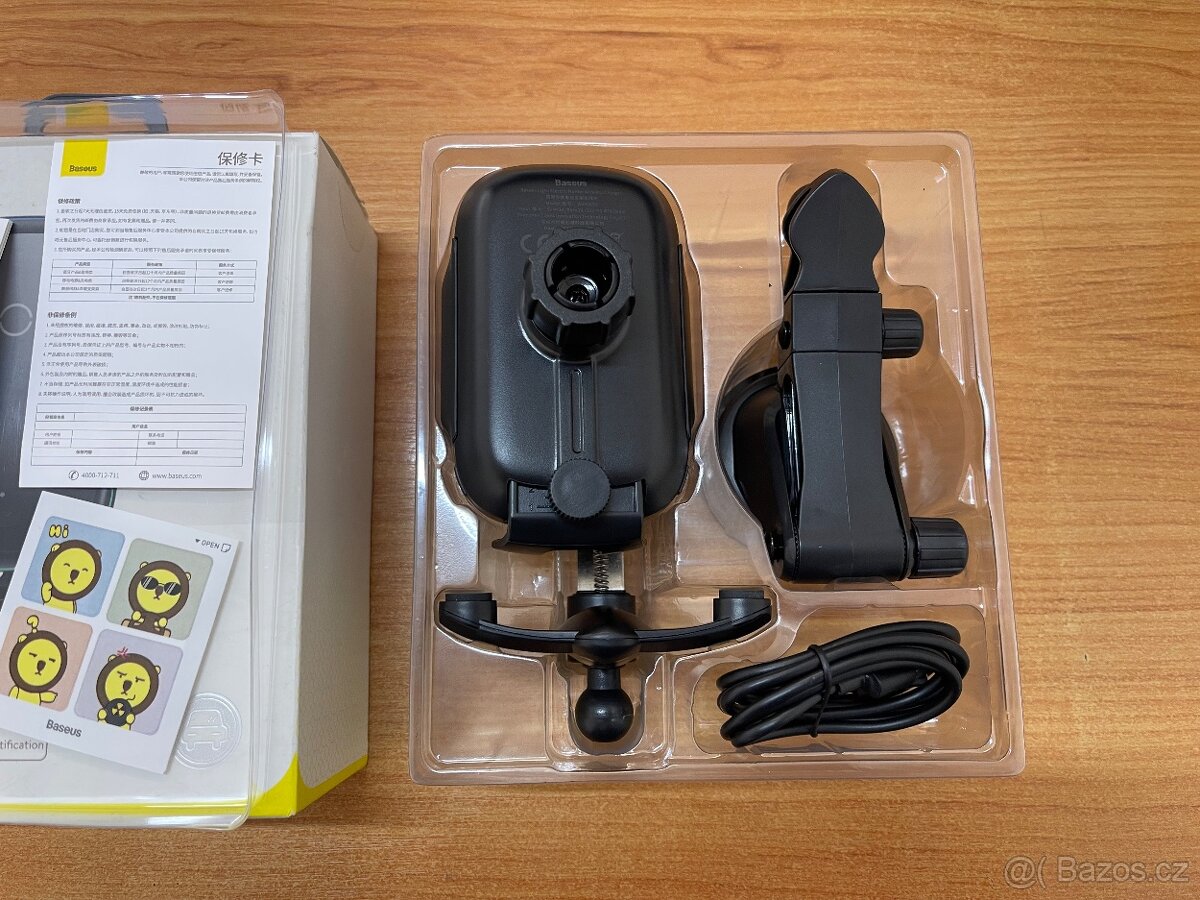 Držák na telefon do auta / nabíječka Baseus Light Electric - 5