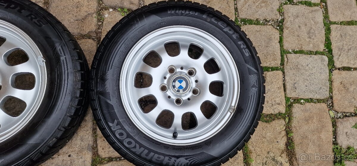Disky BMW 15", 5x120, zimní pneu 195/65/15 - pošlu - 5