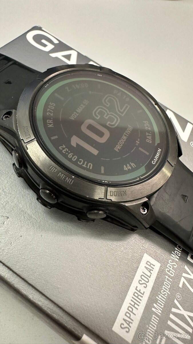 Garmin Fenix 7X Pro Sapphire Solar Carbon Gray DLC Titanium - 5