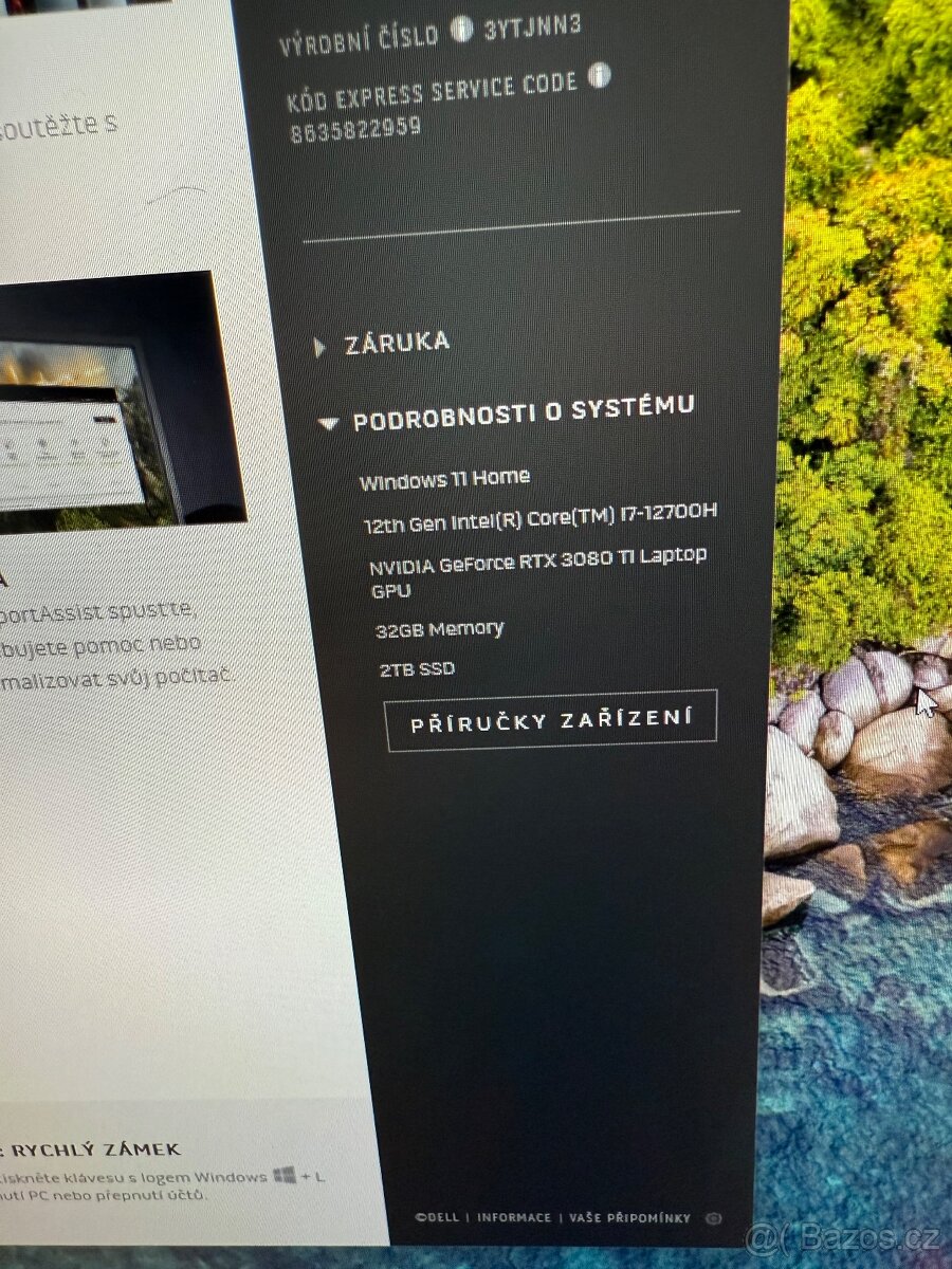 Herní notebook alienware - 5