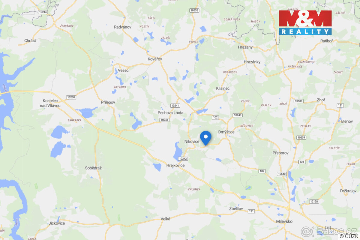 Prodej vodní plochy, 1618 m², Hrejkovice - 5